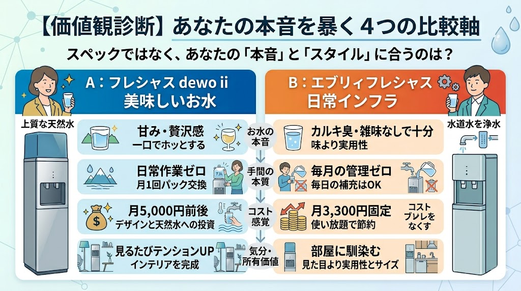 あなたはどっち?フレシャスdewo2とエブリィフレシャス