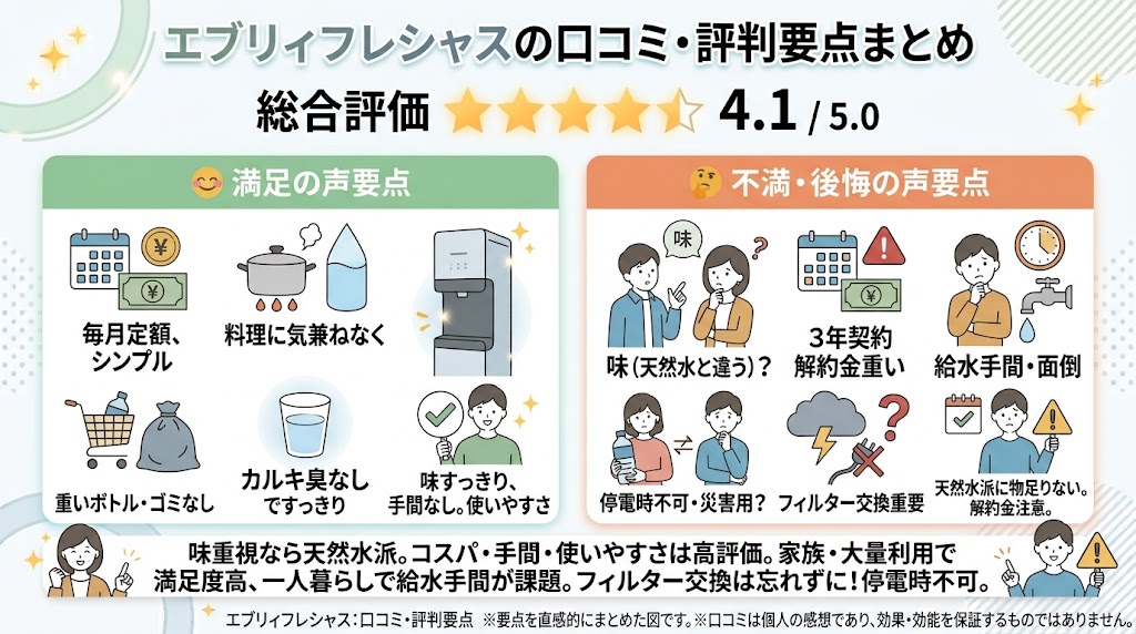 エブリィフレシャスの口コミ・評判