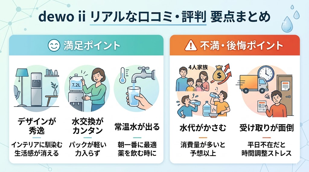 dewo ii のリアルな口コミ・評判まとめ