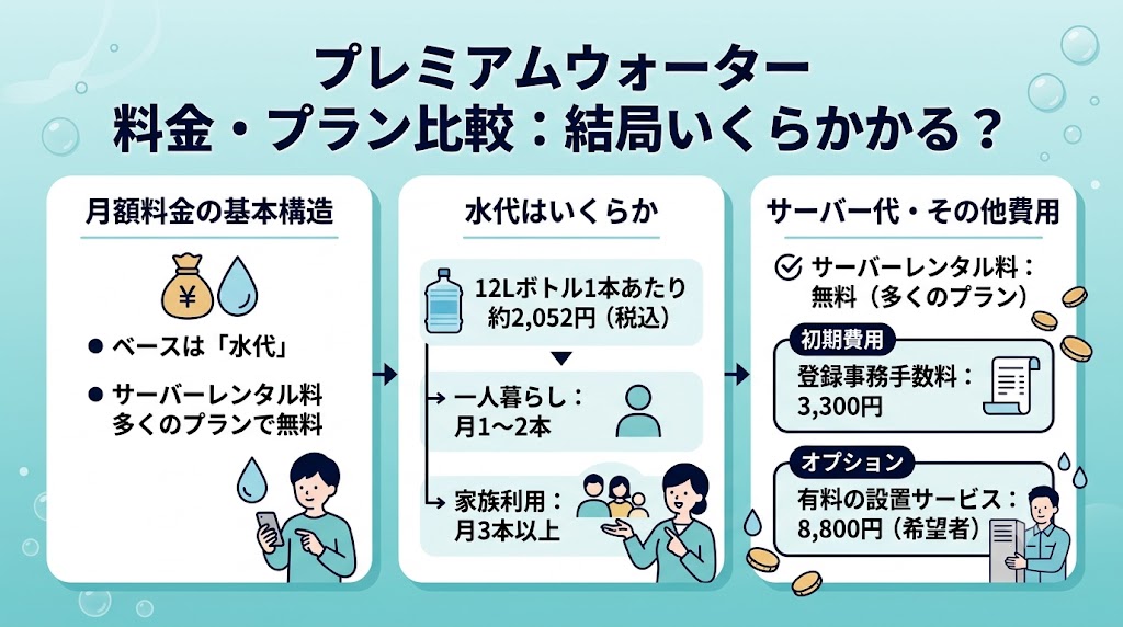 プレミアムウォーターの料金