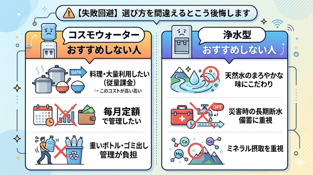 コスモウォーター 口コミ 評判