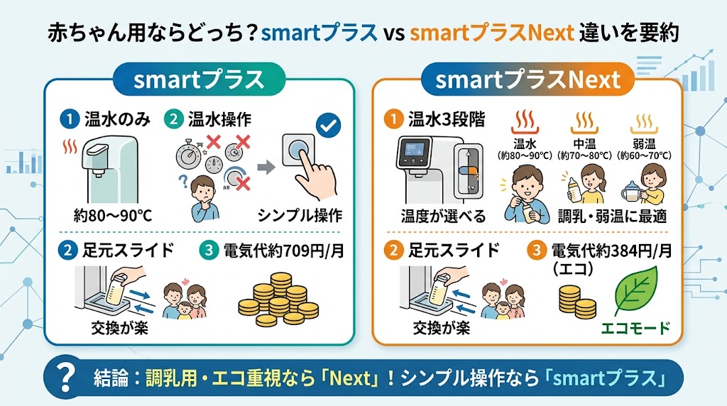 「smartプラス」と「smartプラスNext」の違い