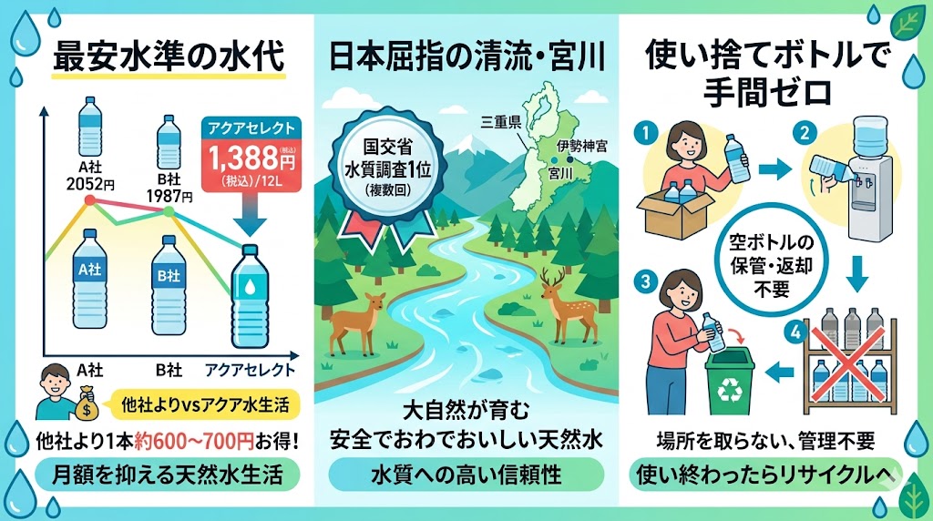 アクアセレクトのメリット・特徴