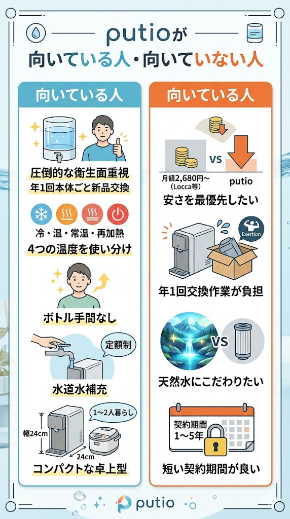 putioが向いている人・向いていない人