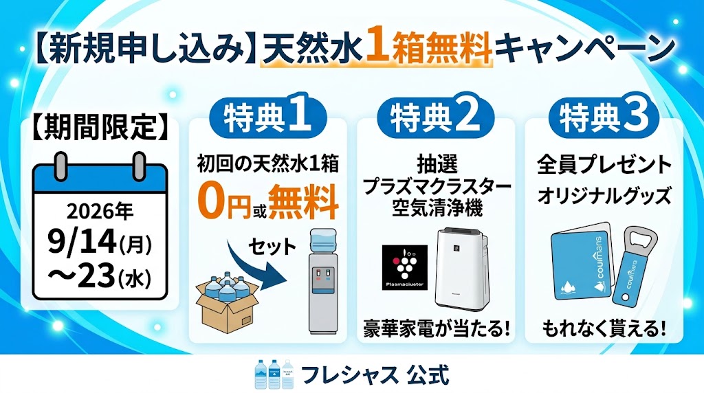 フレシャス9月キャンペーン内容