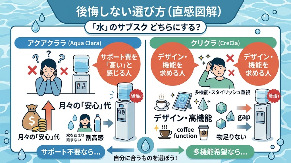 「後悔する人」の違いから見る選び方