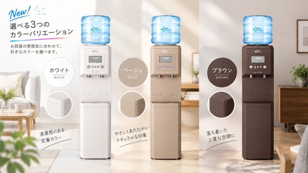アクアレグノ3種カラーイメージ